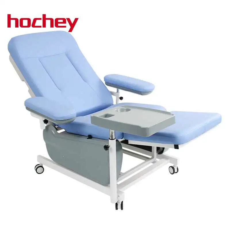 Hochey Medical Hot Selling Multi-Functional Adjustable Blood Donation Collection Chair Dialysis Chair