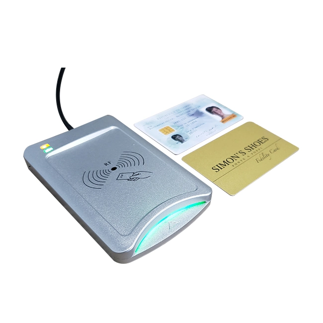 Manual Insert Hybird RF/IC Card Reader