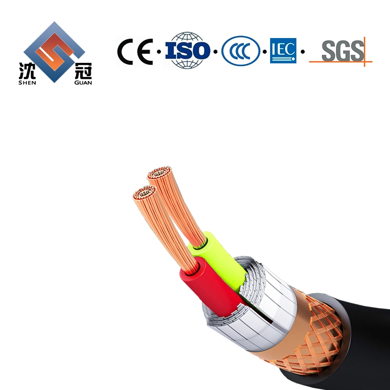 Shenguan Edificio Inteligente de alta calidad el cable de control 2X2X0.8mm Knx Bei Unión Cable Bus de Cable Eléctrico Cable Eléctrico Cable de alimentación cable