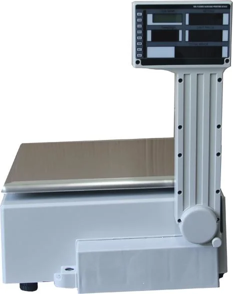 OIML TM-F Label Barcode Printing Table Scale 10kg 15kg 20kg 30kg