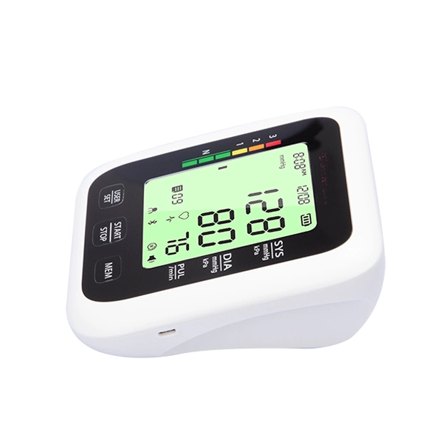 Digital Arm Blood Pressure Monitor for Home Use with Large LCD Display