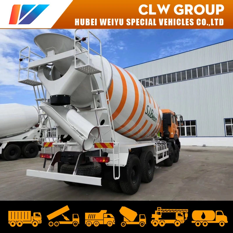 North Benz Cement Mixer Truck Beiben 8X4 14cbm 12cbm Cement Concrete Transport Mixing Tank Truck for Africa