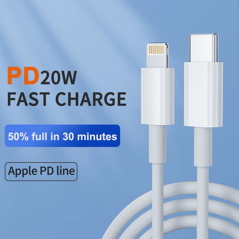 Cable PD tipo C para iPhone 13 12 PRO Xs Max xr MacBook 20W PD 3A Cargador rápido