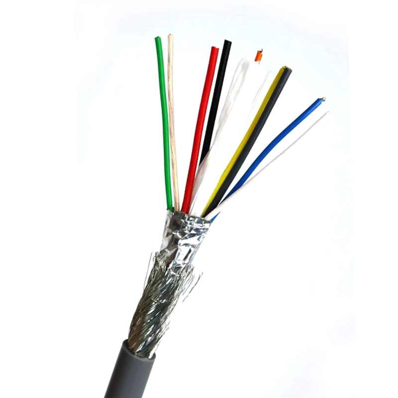 Multi Cores UL20276 2X24AWG 15 Million Times Flexible Cable 3 Core 4 Core PVC Data Signal Control Cable