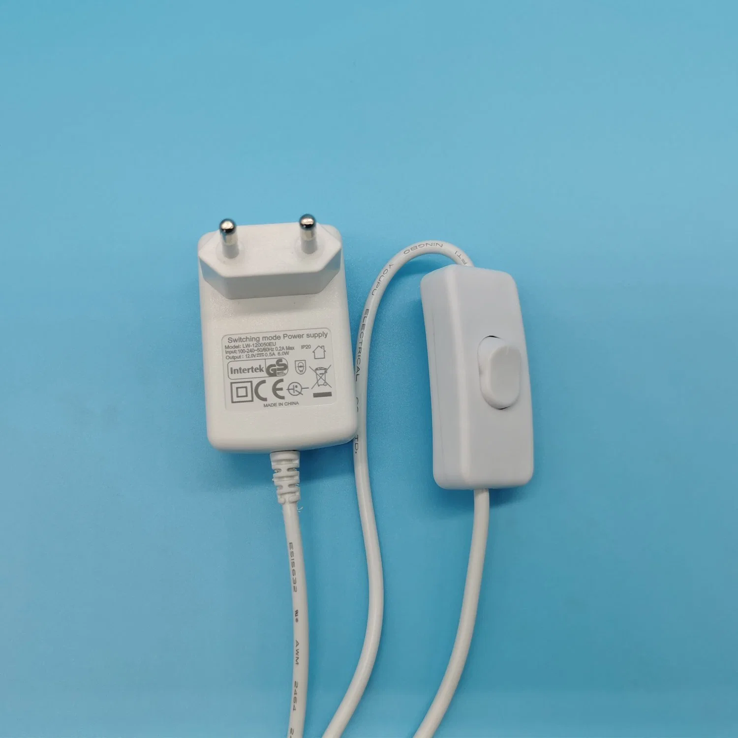 RoHS Approved Hot Sale Wholesale/Supplier Great Quality New-Style 12V DC 500mA Switching Power Adapte