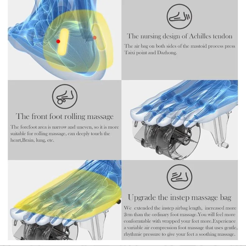 Tahath Customized Carton 16.8 X 15.3 9.8 Inches; 10.65 Pounds Acupuncture Foot Massage Machine Massager