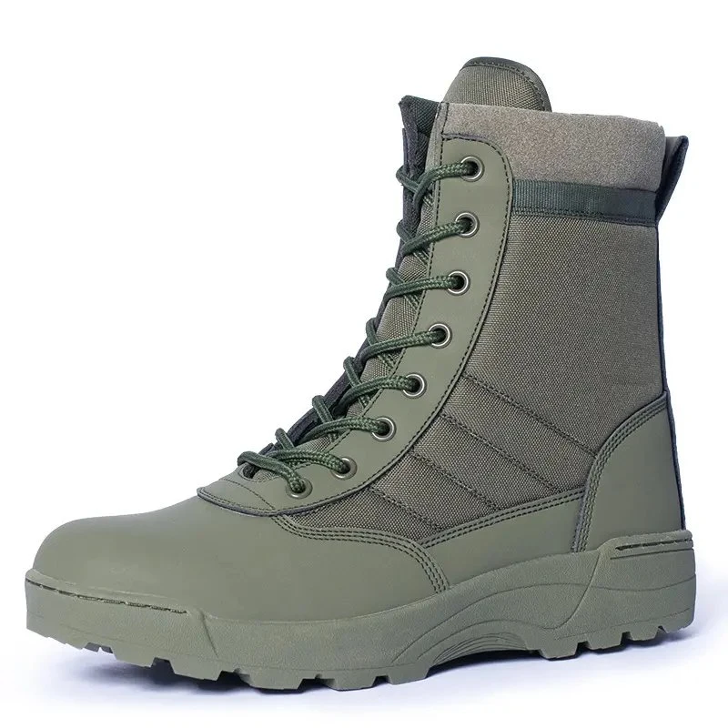 Winter Warm Herren Desert Sport High Schuhe Gummi Wandern im Freien Training Combat Klettern Tactical Boots