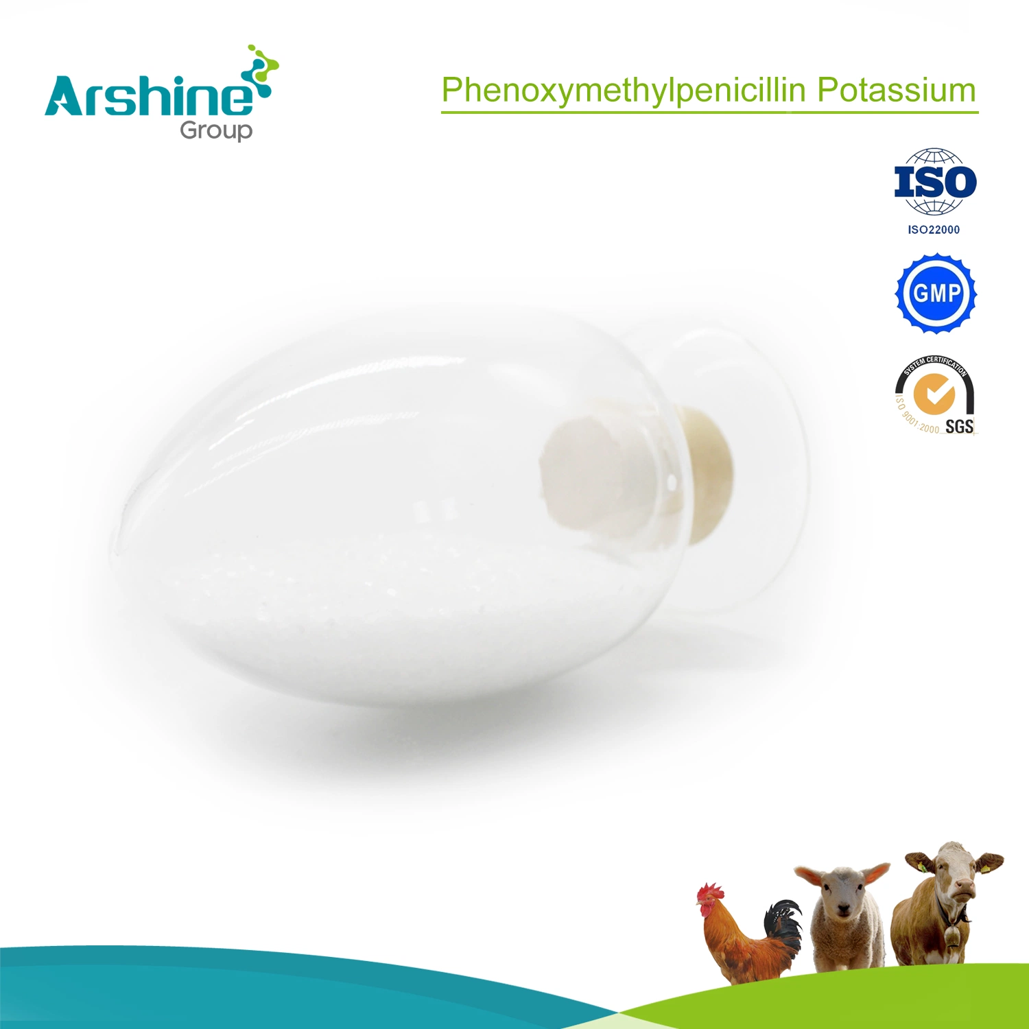 Competitive Price and Good Quality CAS 69-57-8 Phenoxymethylpenicillin Potassium