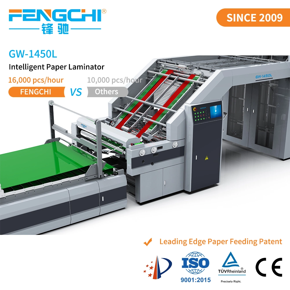 Máquina plastificadora/laminadora automática de flauta de 5 capas Fengchi OEM/ODM