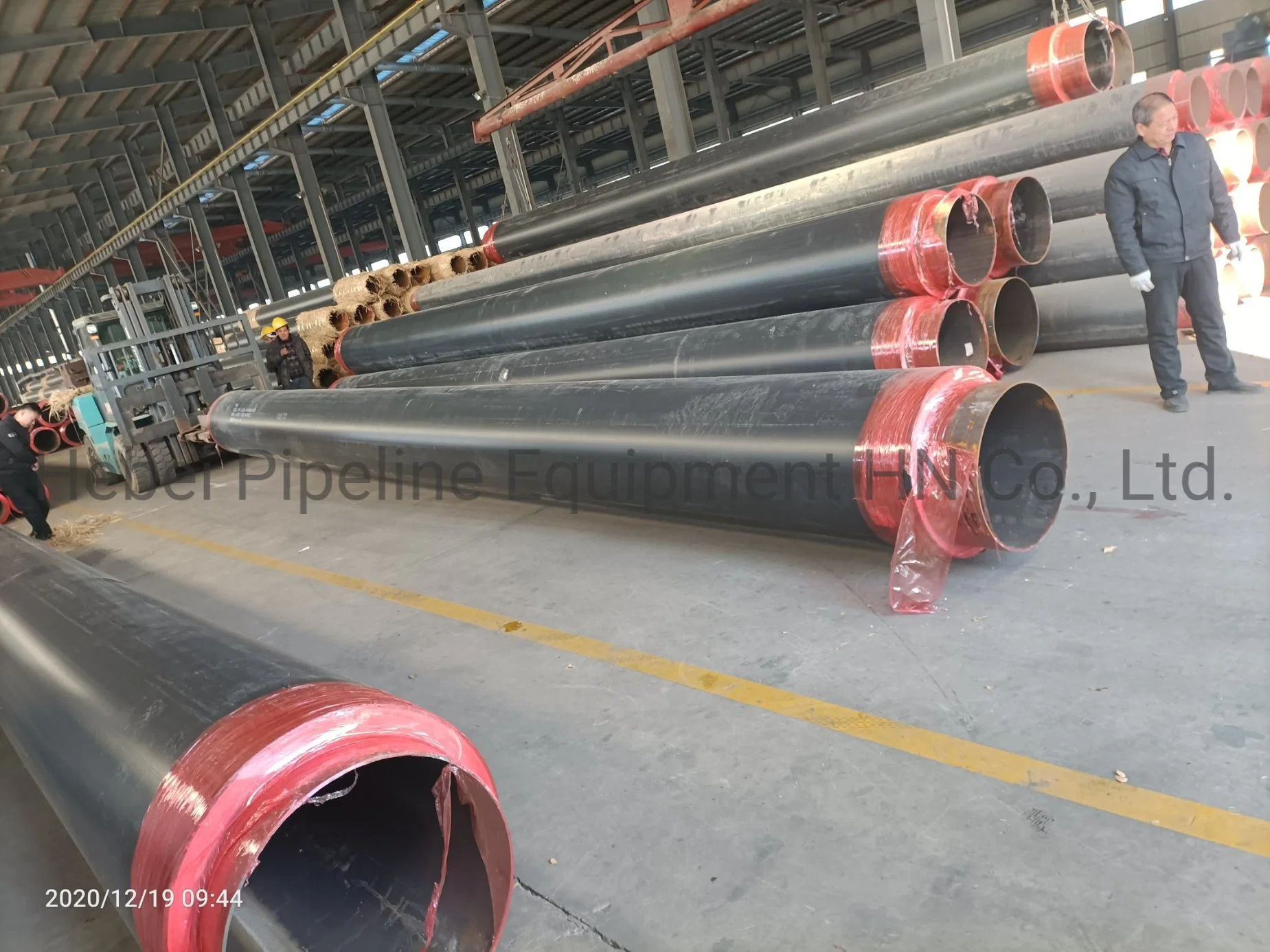 Steel Jacket Steam Insulation Pipe for High Temperature Heating