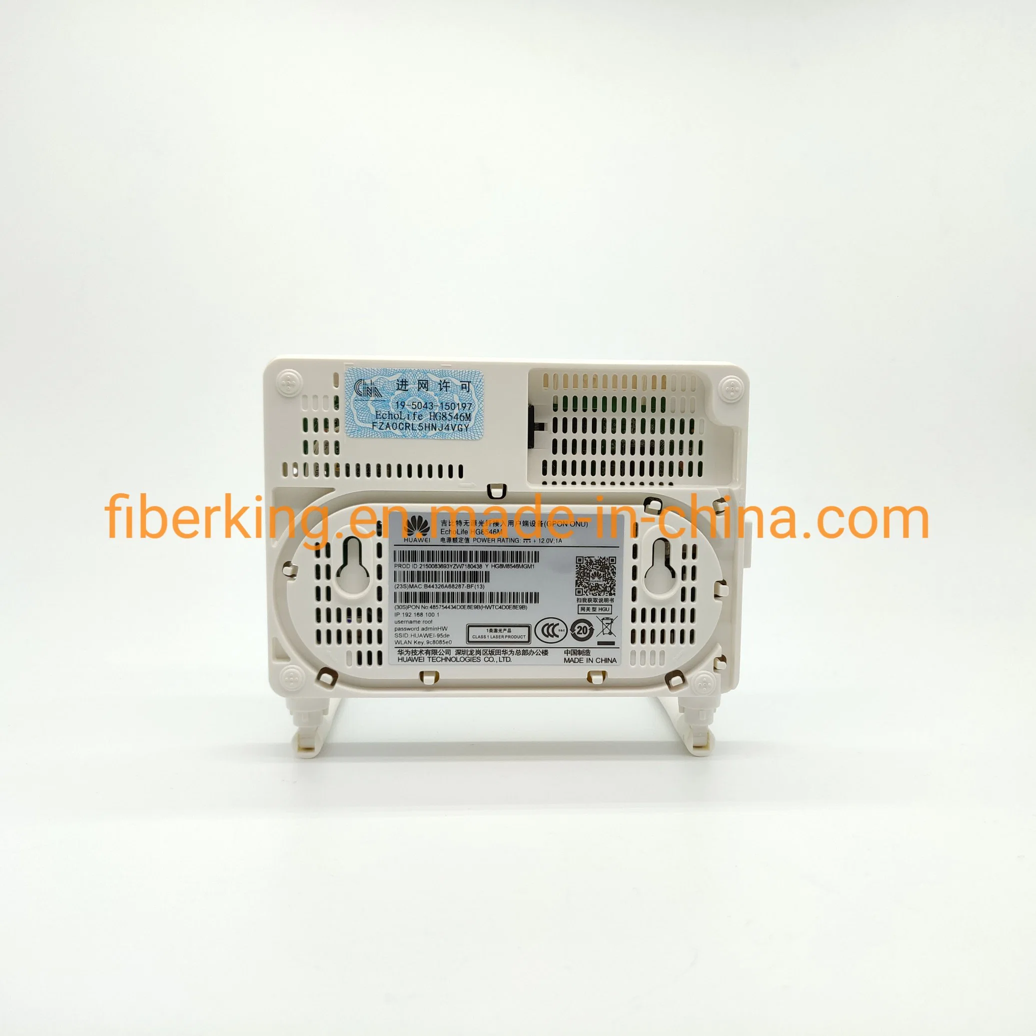 La ONU Huawei Hg8546m FTTH Módem Router Hg8546m Firmware inglés