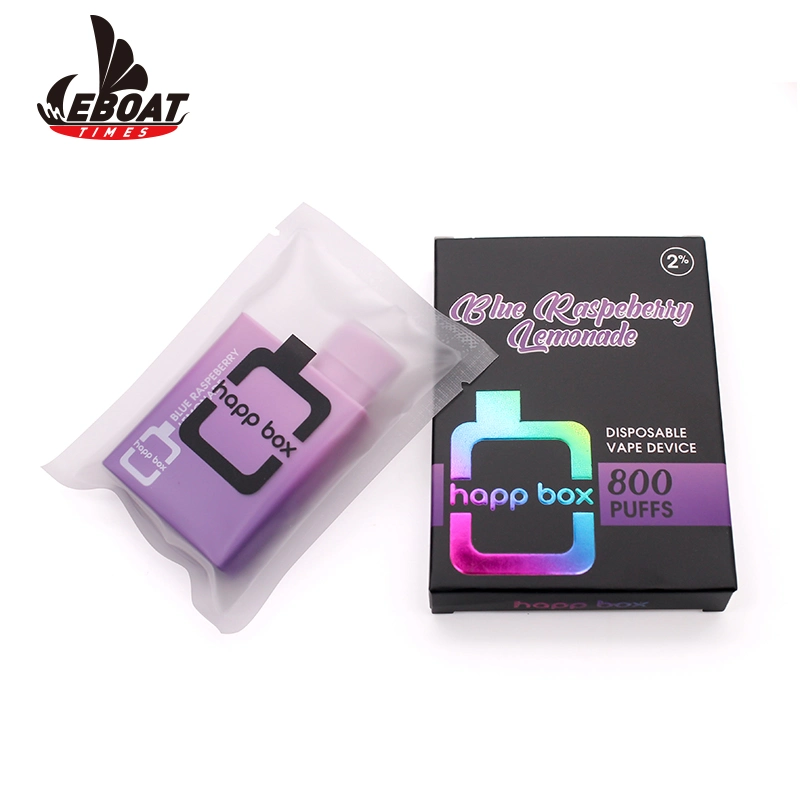 Nuevo jugo 800 inhala Mini Caja tanque Jetable Vap Pen Cigarro desechable Electronique Francais