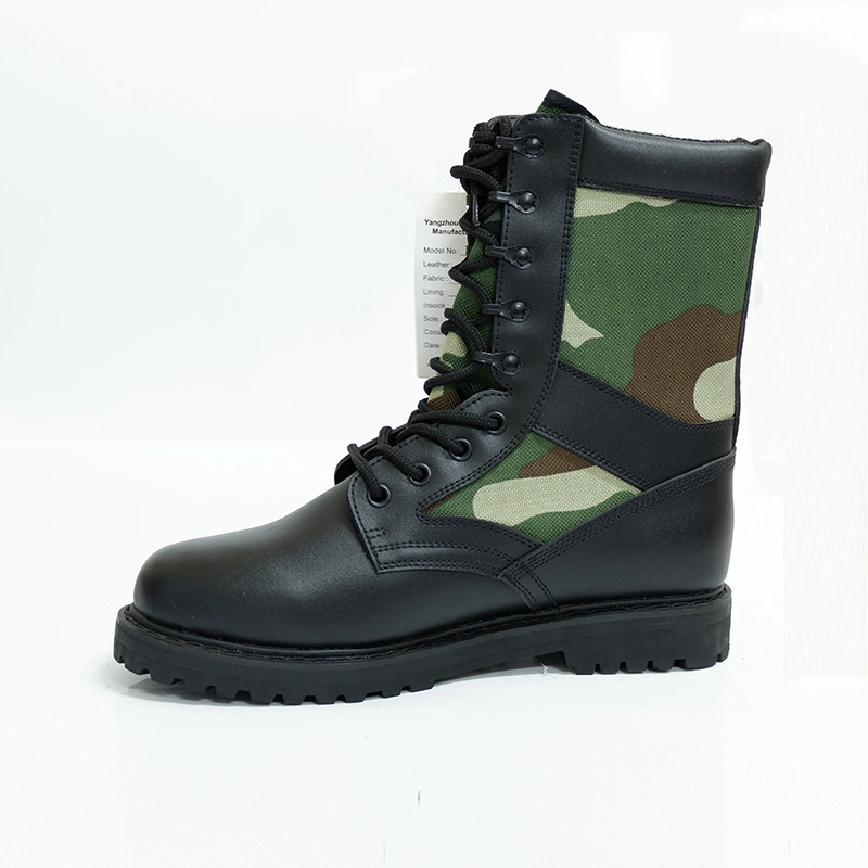 Mixed Olives Leather Military Style Boots Army Style Boots Safety Boots