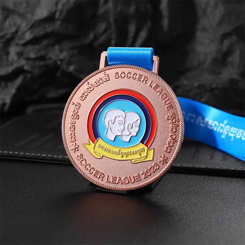 Original Factory Jianxin Handicraft Wholesale/Supplier Custom Sports Games Basketball Games World Table Tennis Badminton Pure Copper Catholic Medal