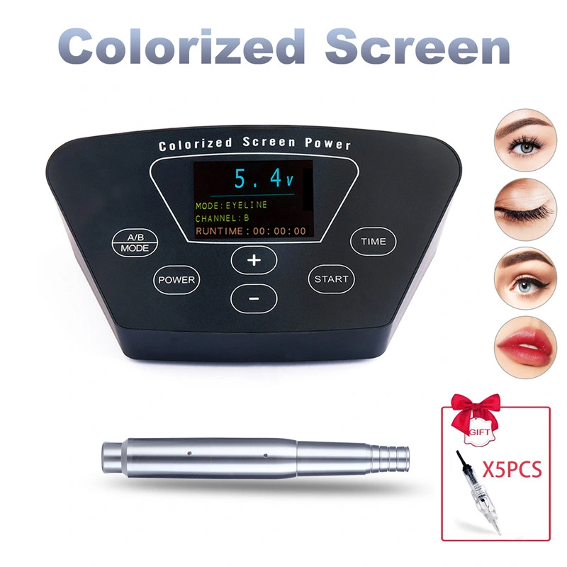 Ybeauty Hot Verkauf OEM Schönheit Augenbrauen Lippen Permanent Digital komplett Pigment Pmu Maschine Tattoo-Kit