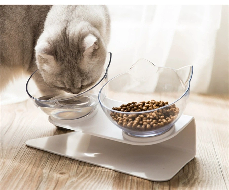 Cuencos elevados de gato 15 cuencos elevados de comida para y. Water Pet Bowl Set Slip Fees