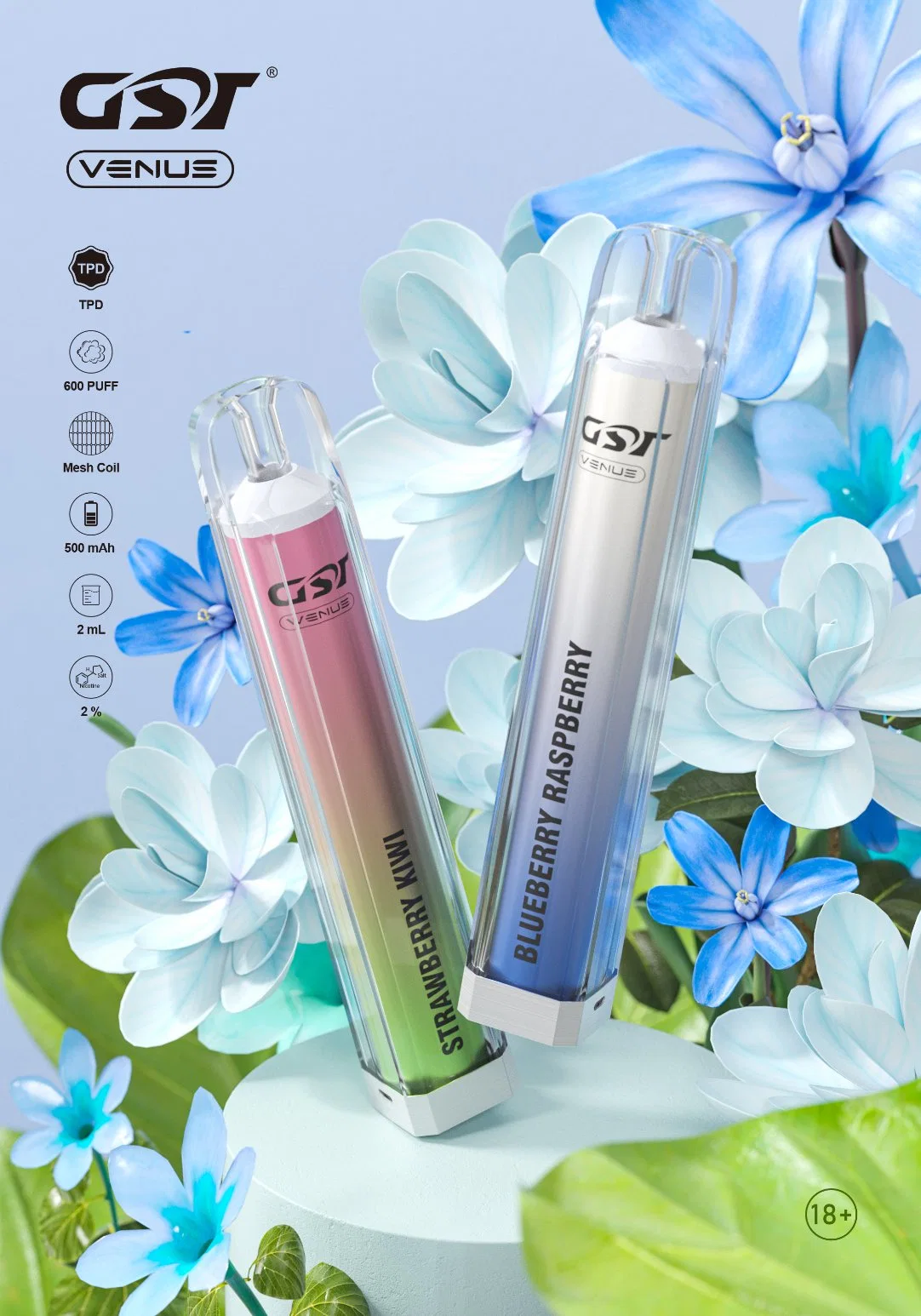 Wholesale/Supplier I Vape Dispsoable 600 Puffs Great Humidity Vape Pen Kit Crystal on 500 mAh Disposable/Chargeable