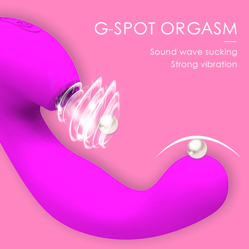 Wireless Vibrador sumergible de sexo femenino de juguetes para chupar y vibra