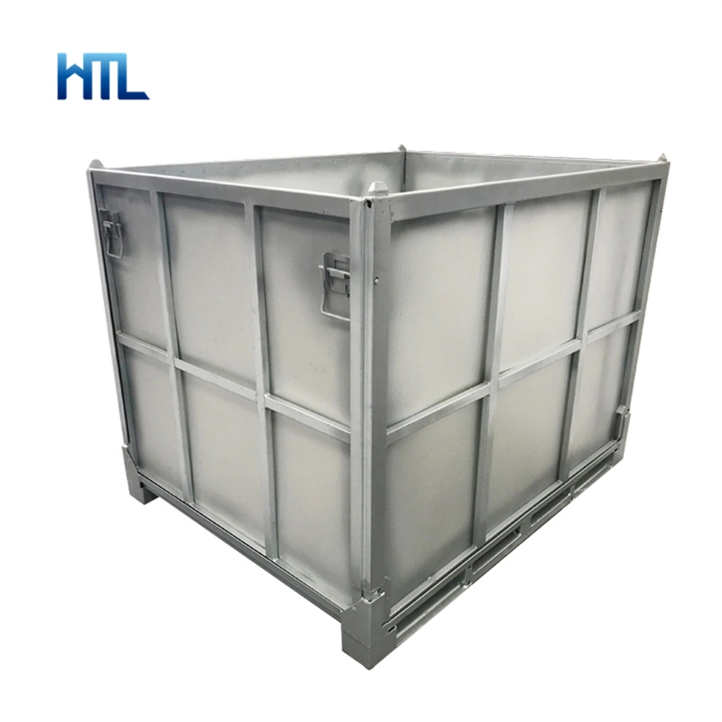 Wholesale/Supplier High quality/High cost performance Warehouse Materials Handling Foldable Steel Box Pallet