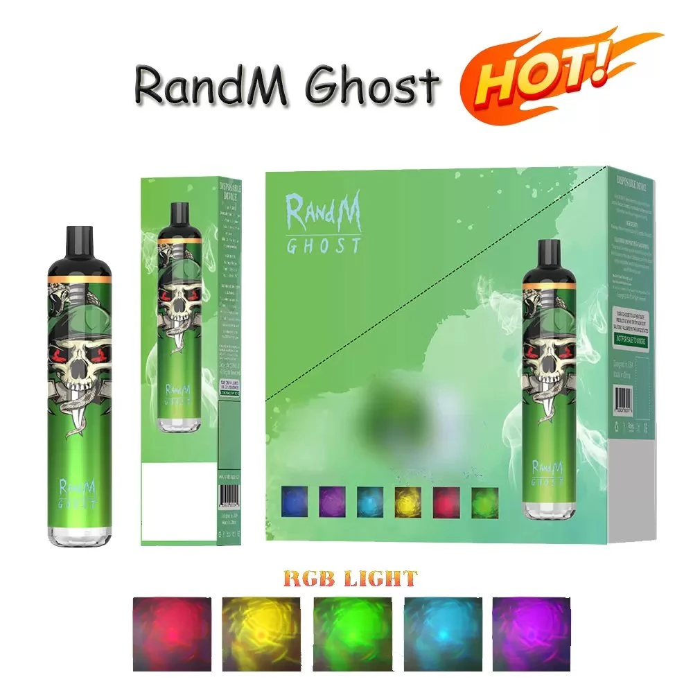 Vape Randm desechables Dazzle Ghost 4000 Dispositivo de bolitas de cigarrillos electrónicos