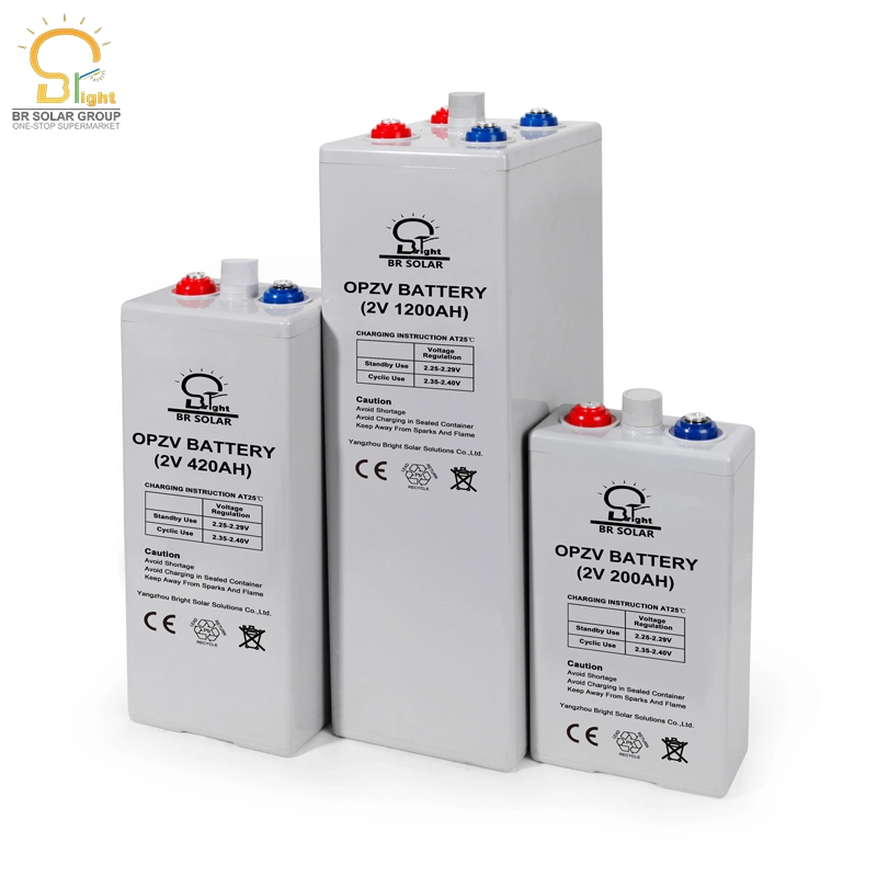 CE&En, RoHS, ISO9001 Br Solar; as Solar Pure Gelled Opzv Battery