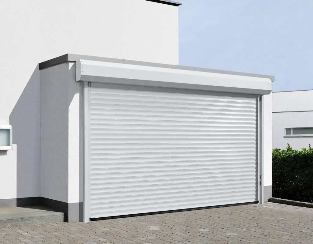 Industrial Interior Aluminum Electric Roller Shutter Garage Door