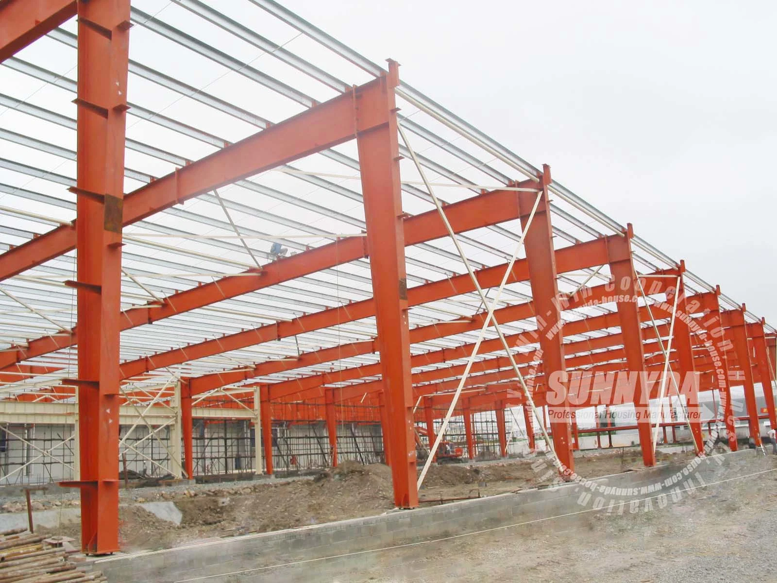 Construction Steel Structure Gym Design Supplier in China (SD-4365)