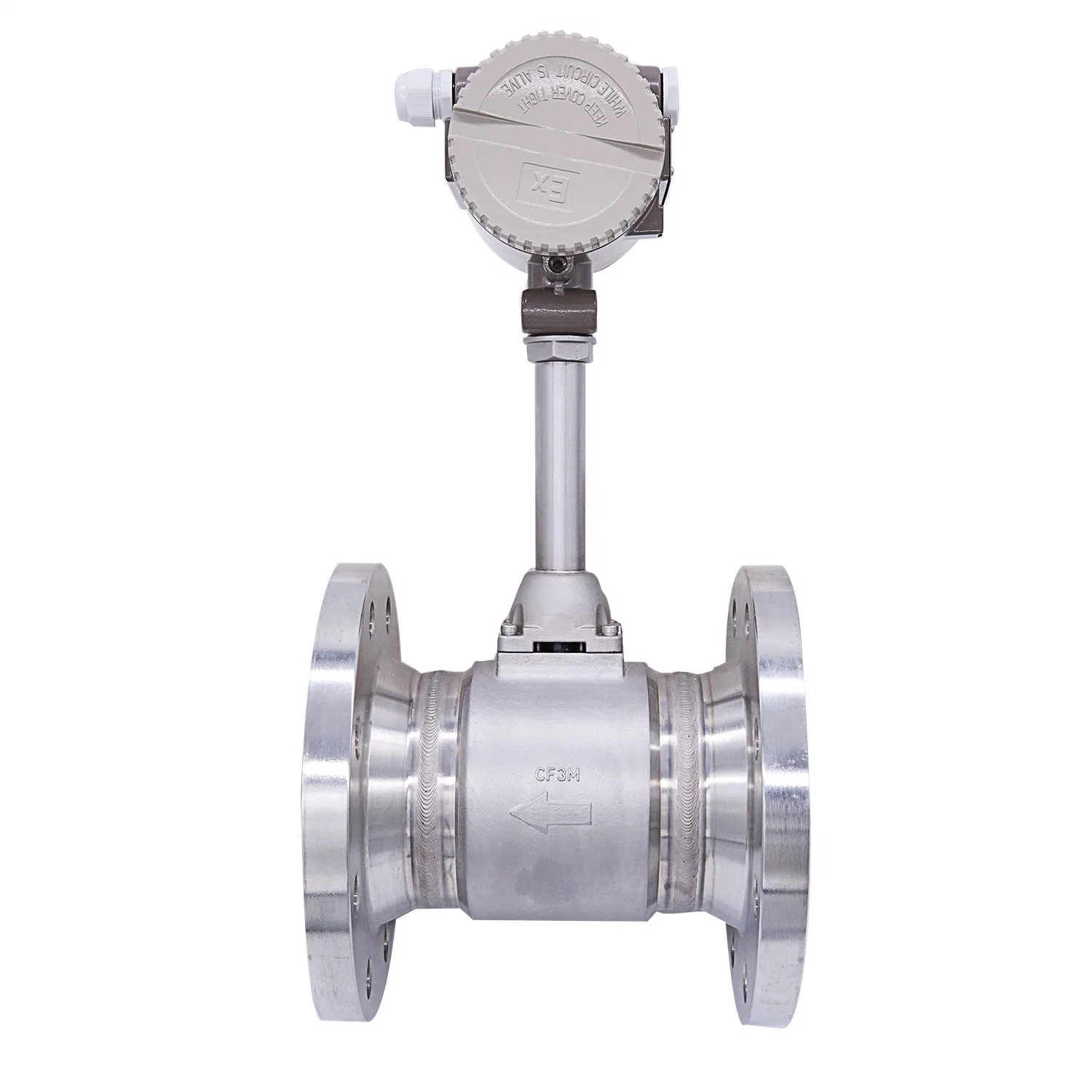 High Precision Steam Water Gas Vortex Flow Meter with Field Display