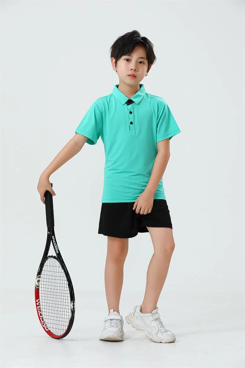 2022 Custom Summer Hot Sale Polo Neck Sport Printing Boys Girls Children Polo Shirt
