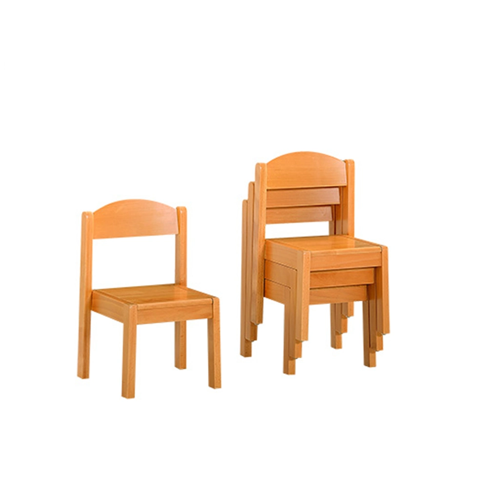 Muebles modernos de madera para niños de preescolar y jardín de infantes, Venta caliente silla de madera para niños de salón de clases para niños de guardería y guardería