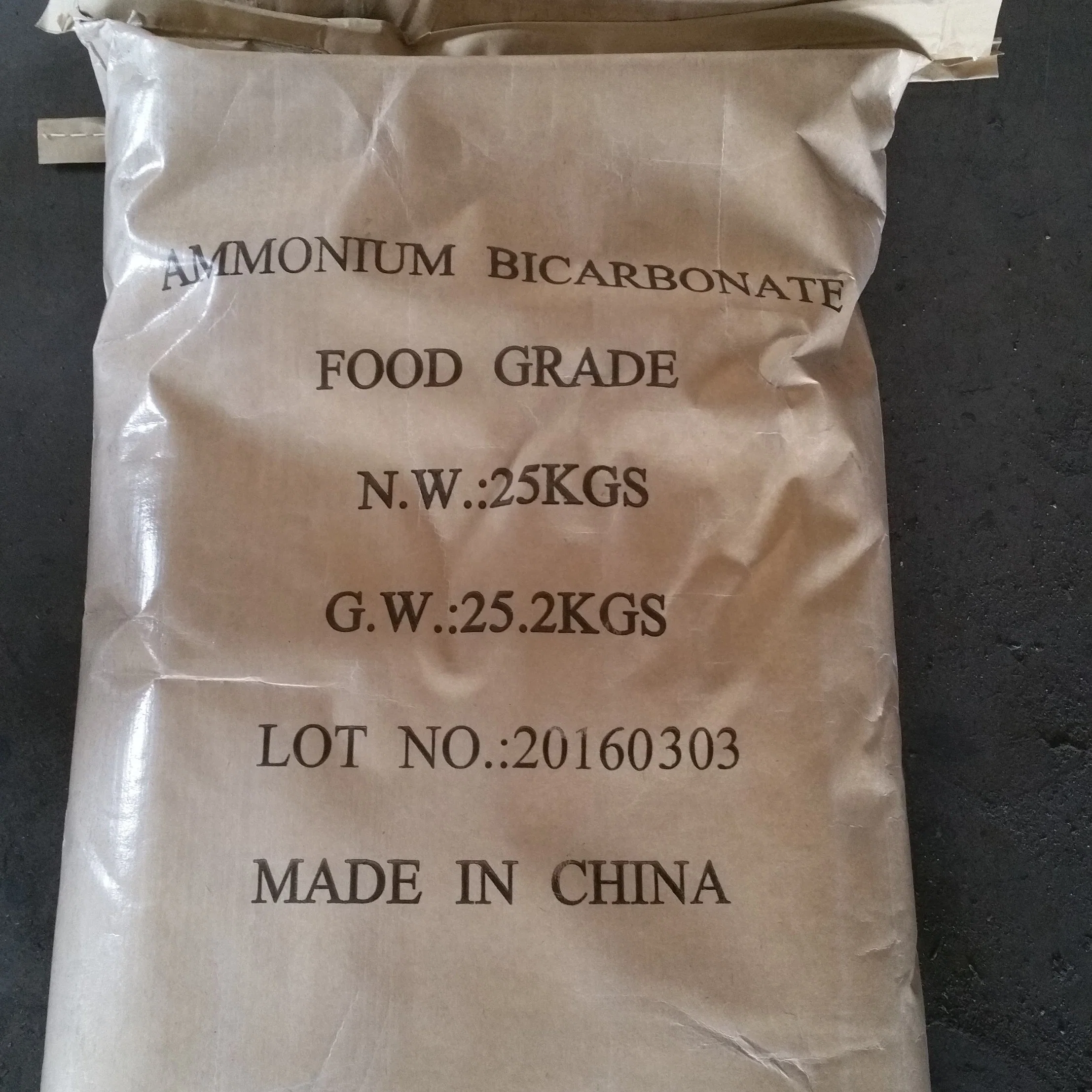 Additif alimentaire bicarbonate d'Ammonium Chang