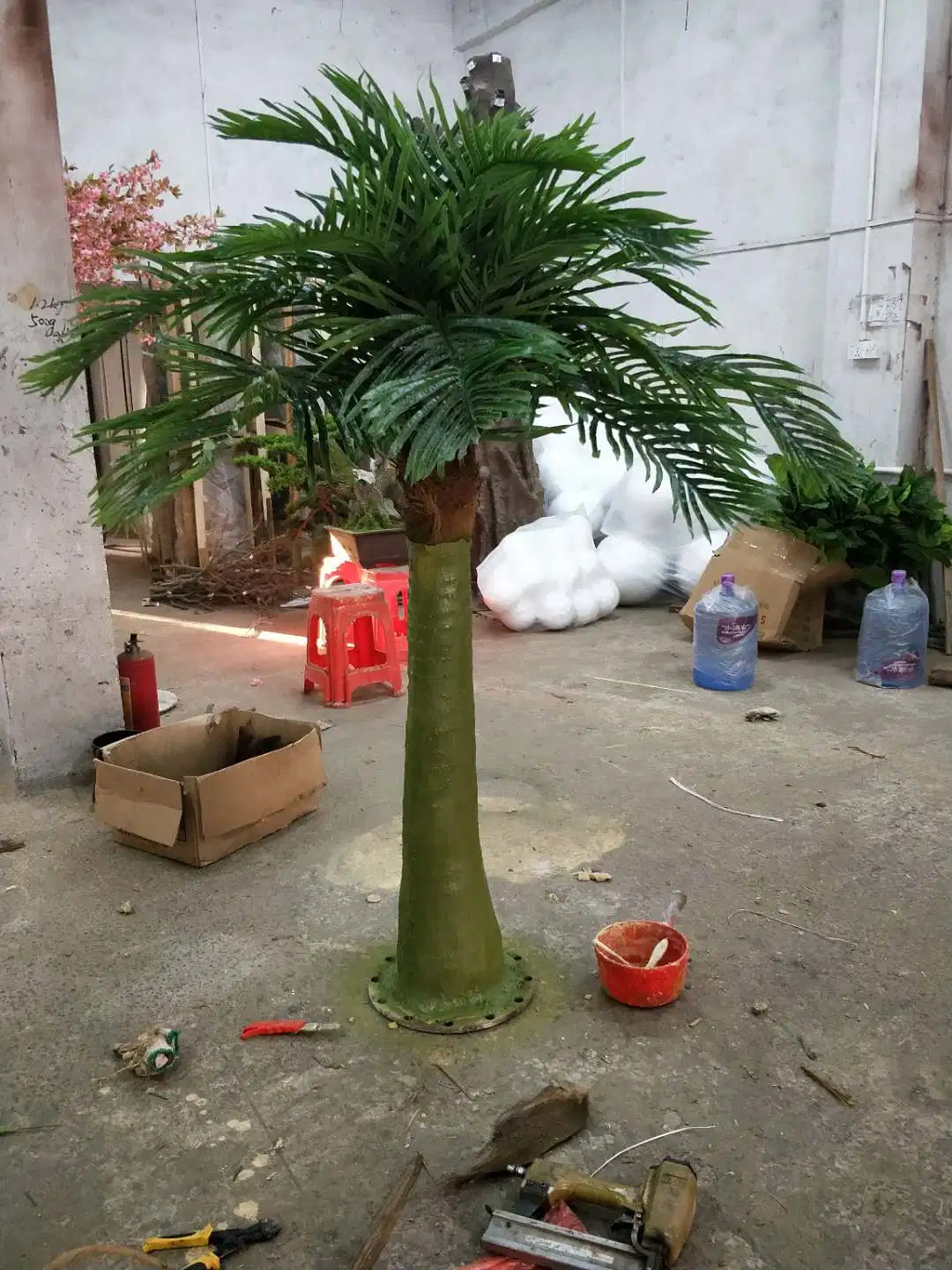 China Supplied Outdoor Plastic Leaves Coconut Trees Giant Artificial Palm Tree