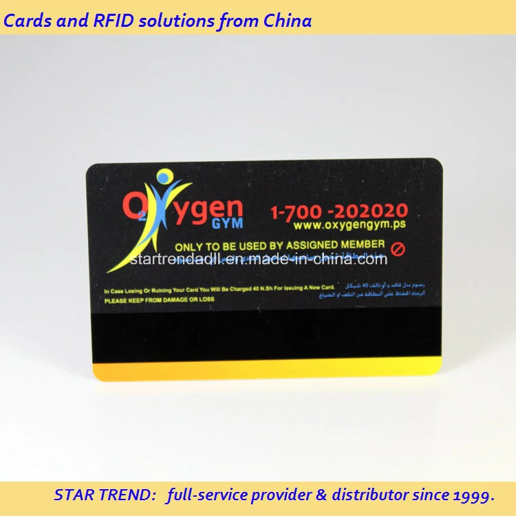 Cartão de fidelidade - PVC/PD/folha de papel, CMYK/Serigrafia, com tarja magnética Hico/in loco, chip, Cartão de alta qualidade