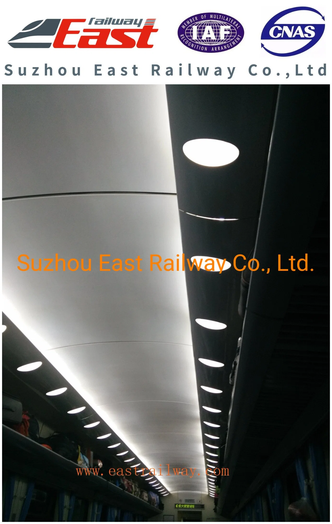 Railway Passenger Car Lighting/Lamp for Emu/Lrt/Metro/Coach Compartment