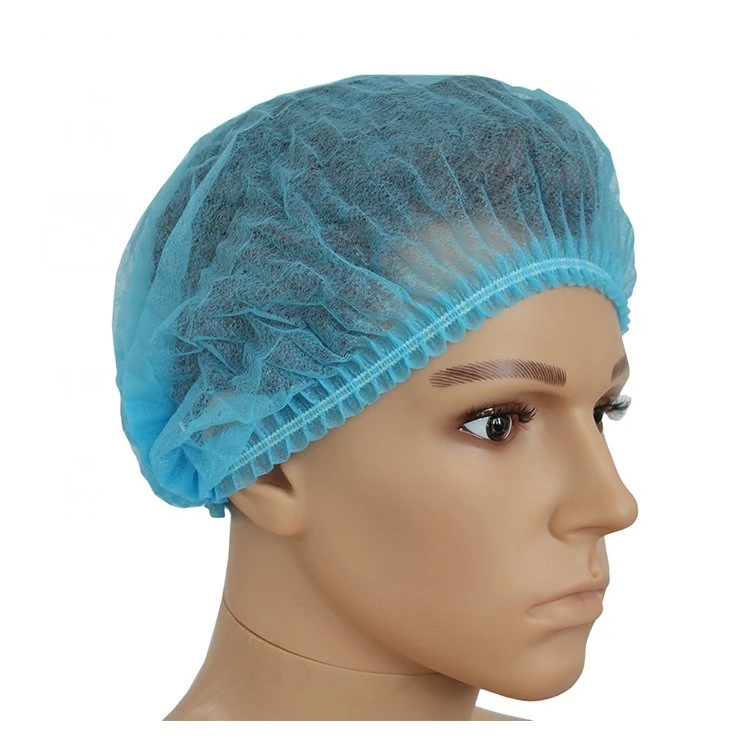 12GSM Disposable Non Woven Surgical Nurse Cap for Hospital