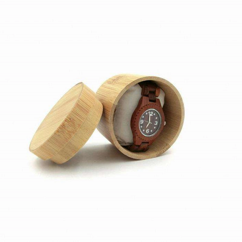 Wooden/Wood/Bamboo Round Gift Box for Watch Storage/Packaging/Packing