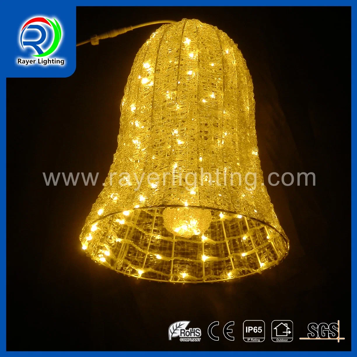 LED Motif Lighting New York Decoration Christmas Bells