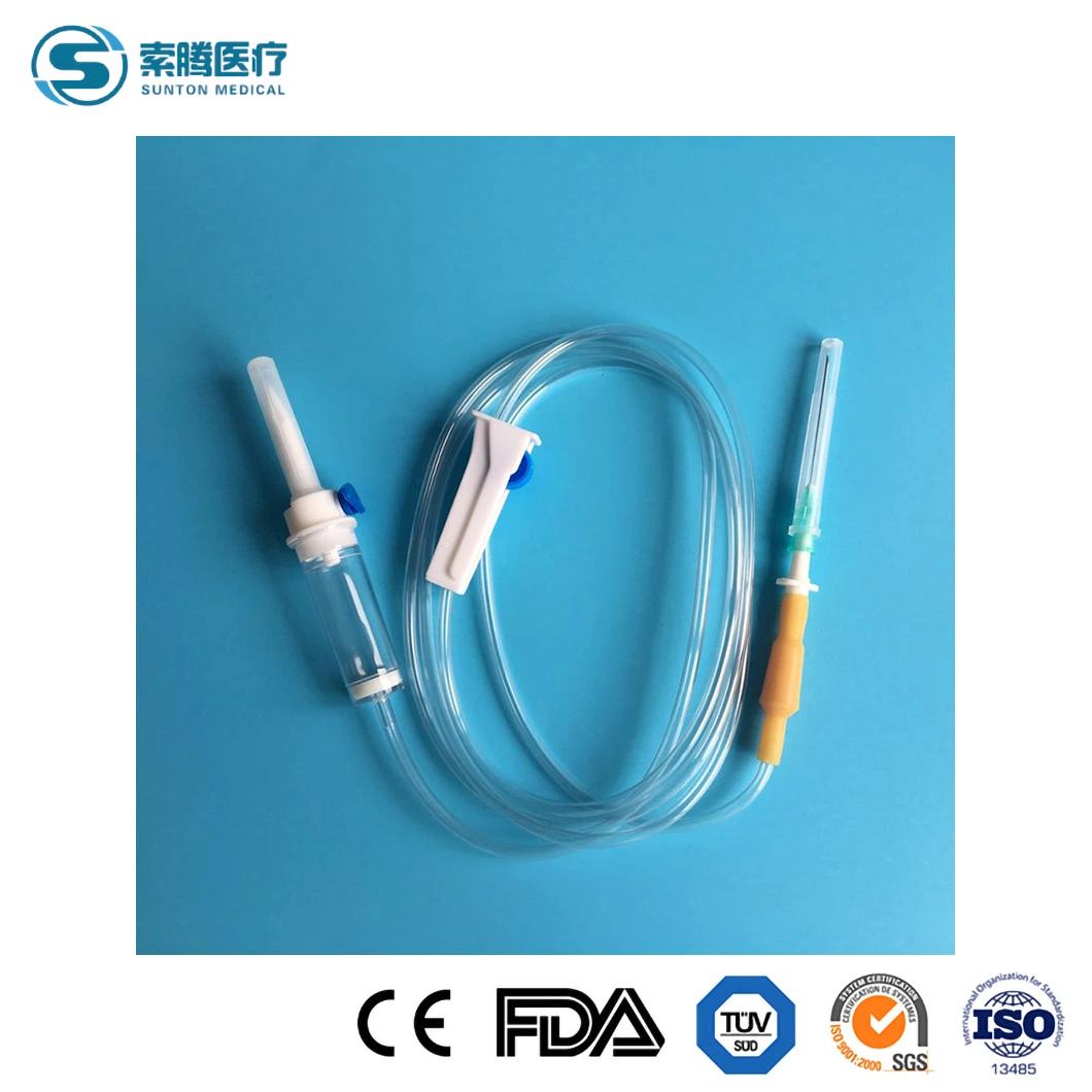 Sunton Secondary IV Set up China Screw Infusion Set Manufacturers Infusion Pump Administration Set Disposable Infusion Admin Set Disposable IV Infusion Set