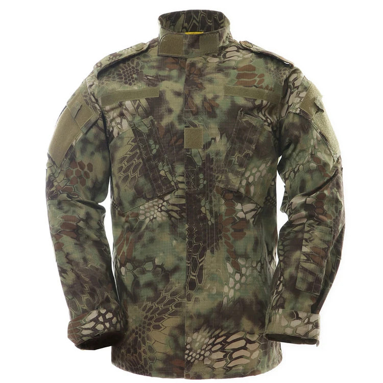 Acu Military Style Camouflage Uniform Mountain Python for Camping Hunting Outdoor