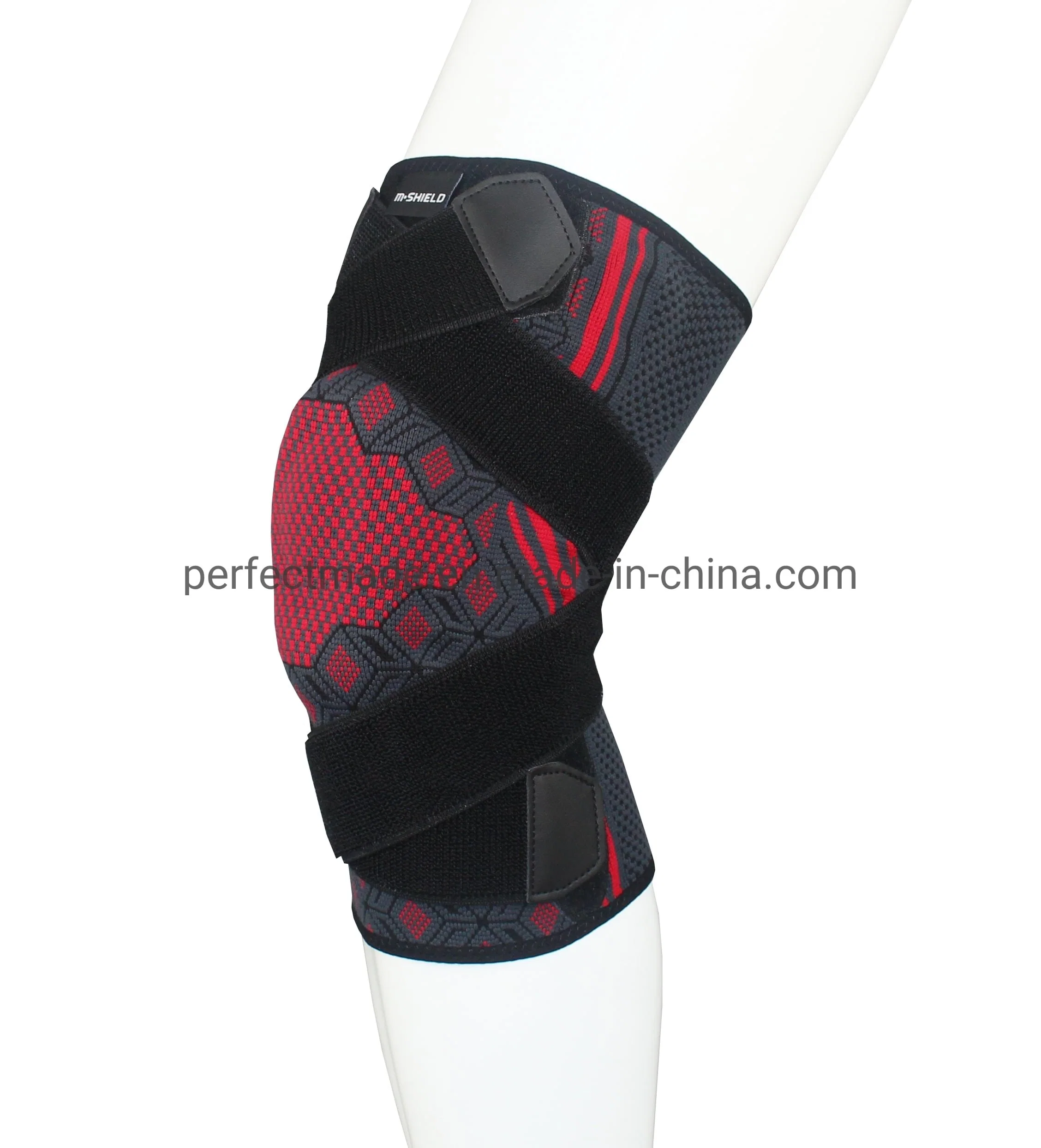 Nylon Compression Knit Sport Running Lap Knee Brace