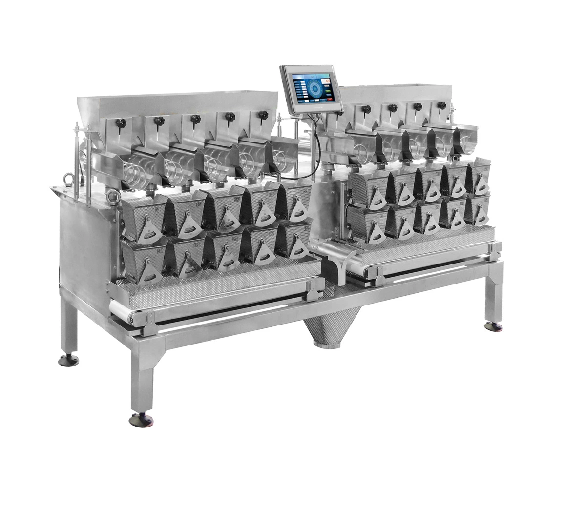 Factory Price Screw Multihead Weigher for Fresh Meat, Noodles with Vffs