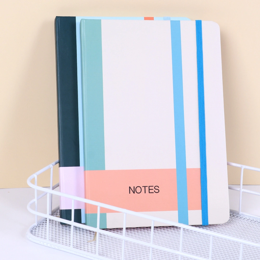 Student Hardcover Strap Business Office Notebook