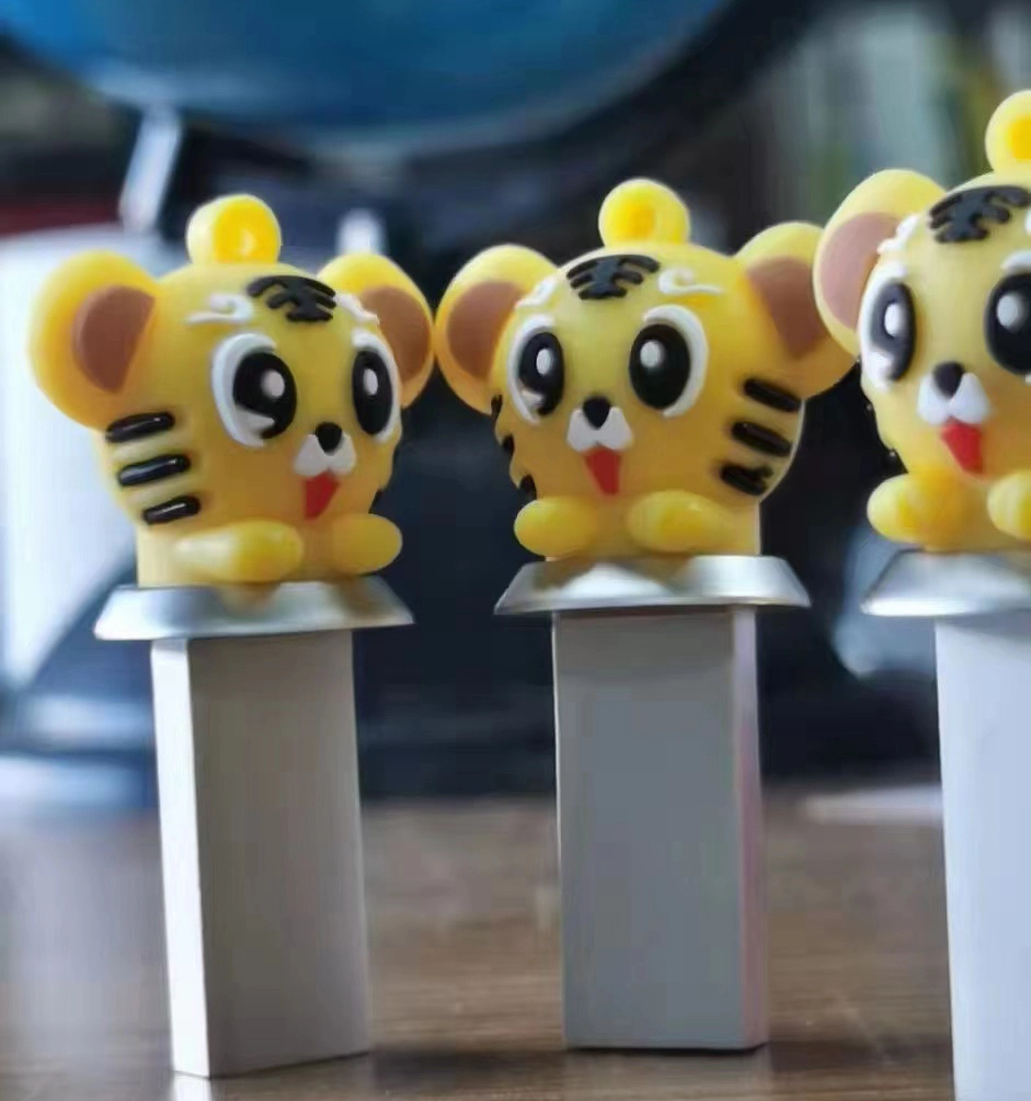 2022 Nova caneta de memória flash USB Cartoon Tiger Metal Ofertas promocionais de condução