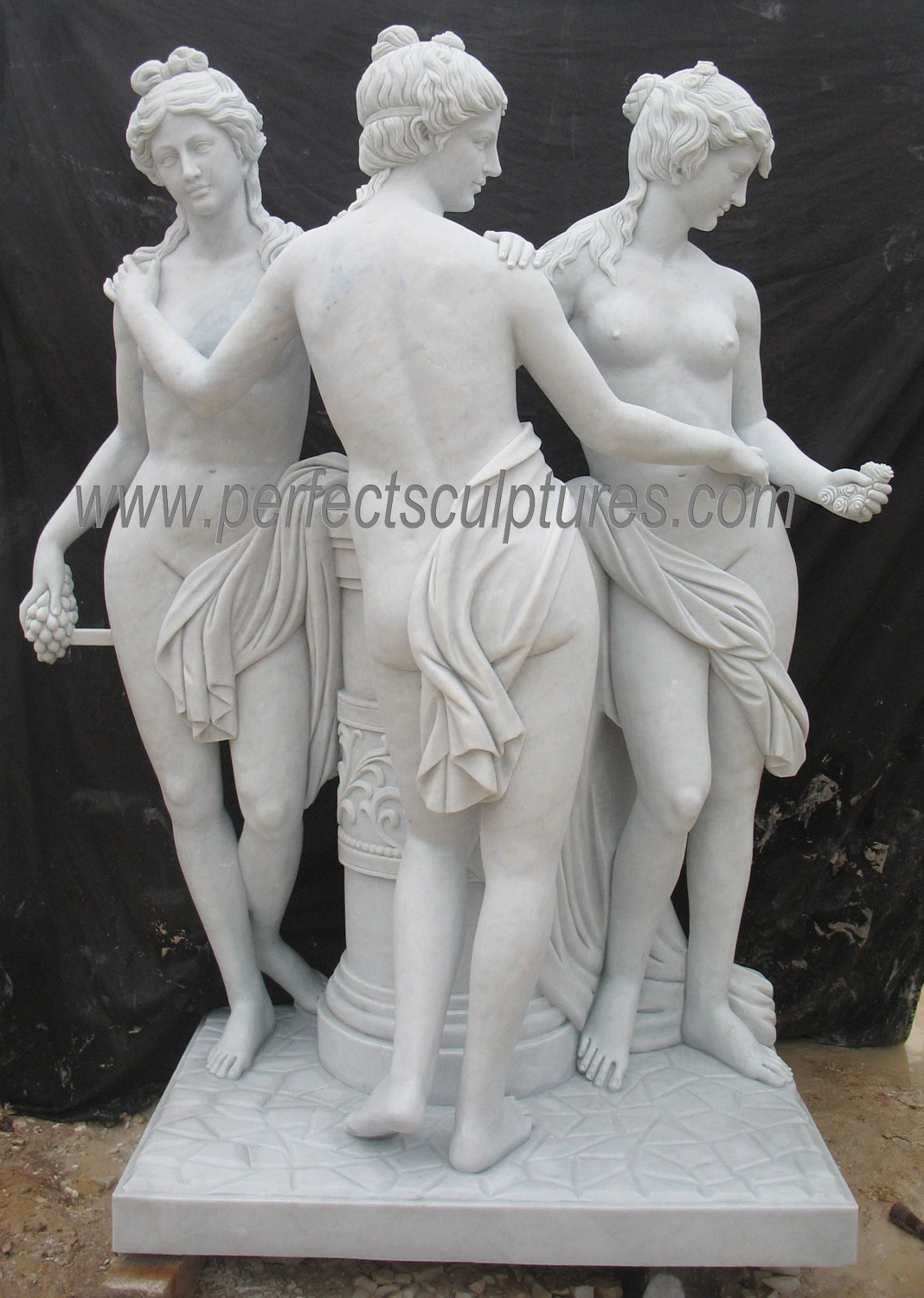 Life Size White Marble Statue Gaius Julius Caesar Sculpture for Garden Indoor Outdoor (SY-X1421)