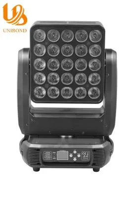 Luz de haz móvil de matriz 25X15W LED Pixel Control para escenario Boda