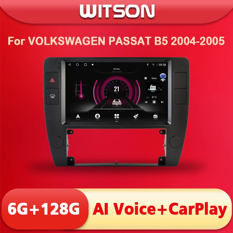 Système de navigation pour voiture Android 11 de Witson pour Volkswagen Passat B5 2004-2005 Système de navigation ai Voice CarPlay Wi-Fi GPS 2 DIN Auto radio