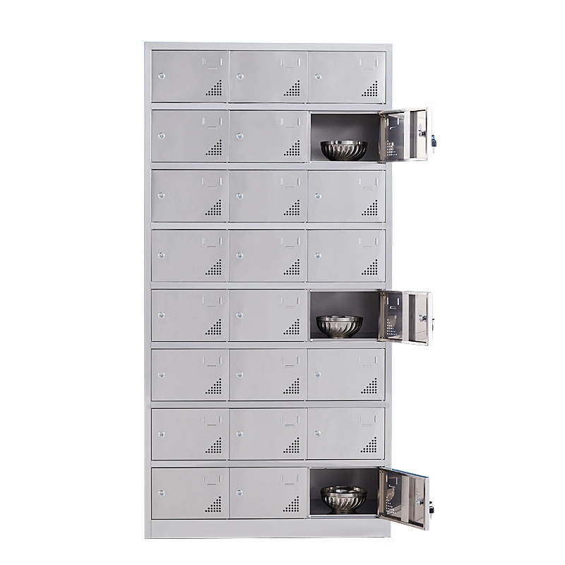 Commerce de gros mobilier commercial classeur en acier inoxydable casier de rangement Armoire métallique (UL-22MD113)