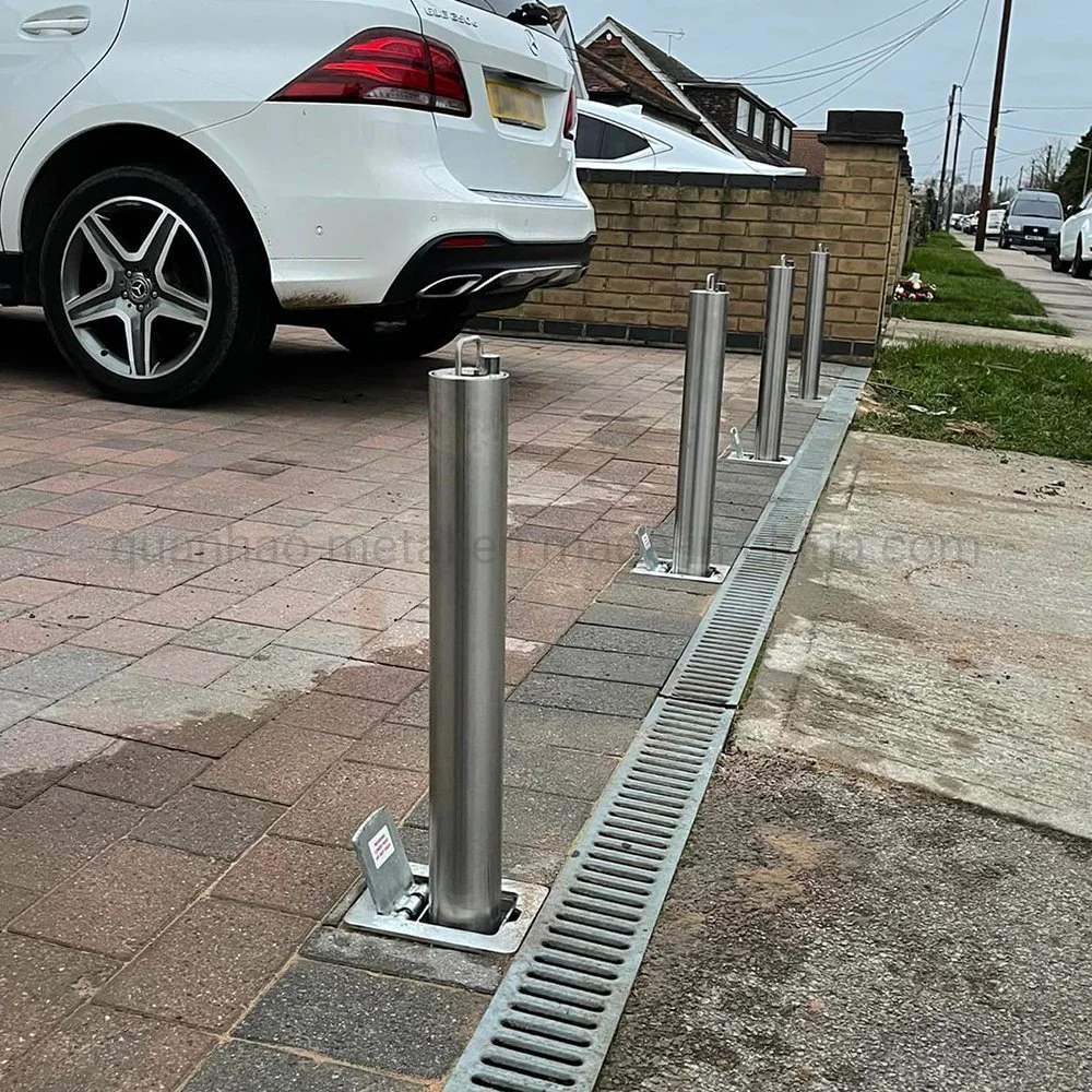 Safety Protection Metal Barrier Stainless Steel Outdoor Bollards