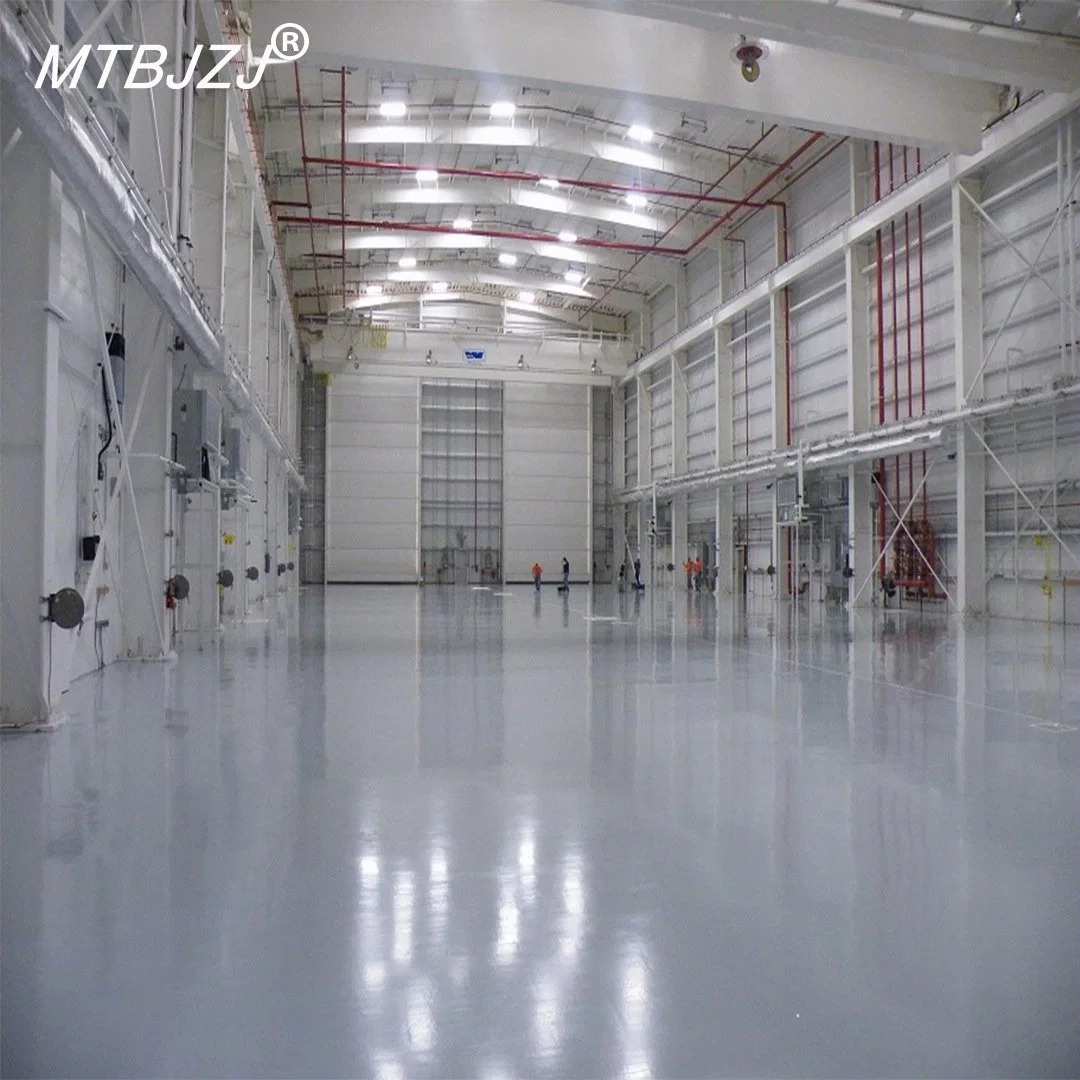 Solid Color Epoxy Floor Coating System for Industrial Applications Construction