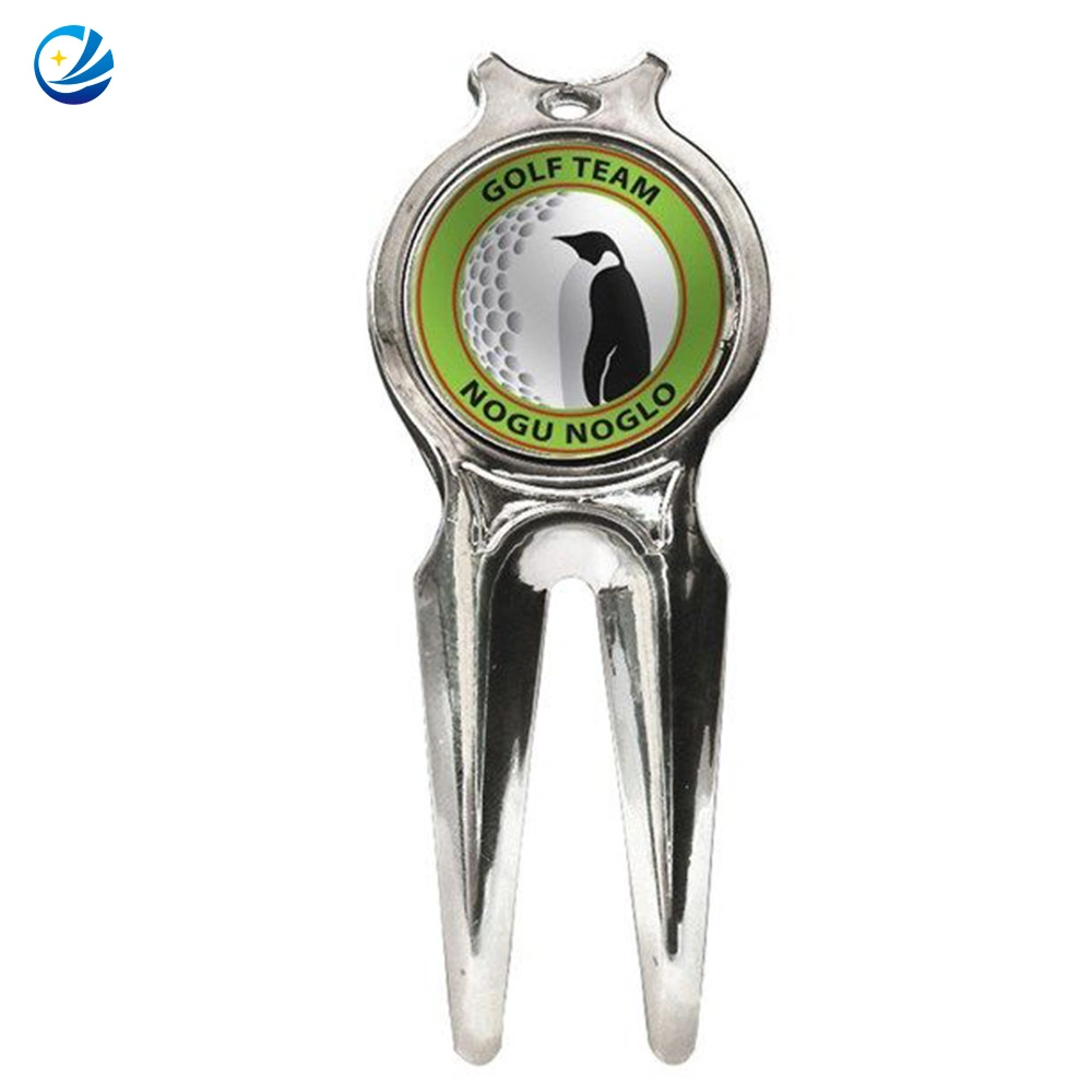 Amazon Best Ball Marker Supplier Multifunctional Bottle Opener Golf Divot Repair Tool with Custom Metal Golf Ball Marker